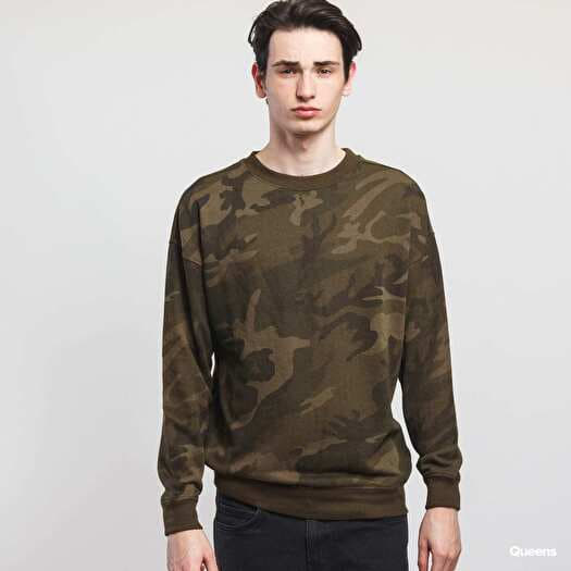 Hoodies and sweatshirts Urban Classics Camo Crewneck Camo Green Queens