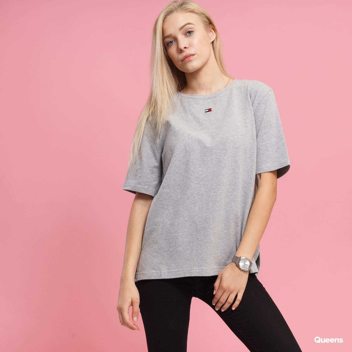 T-Shirts Tommy Hilfiger BN Tee Half C/O Melange Grey