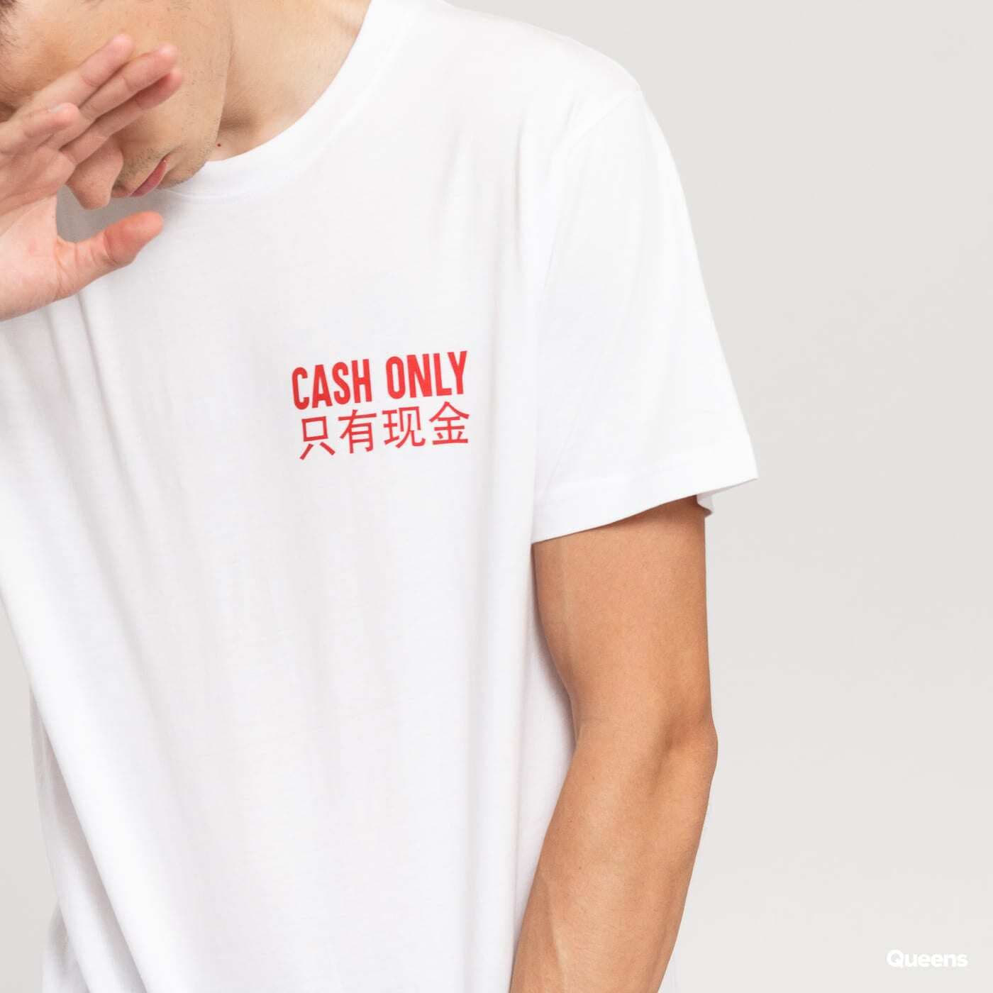 T-Shirts Urban Classics Cash Only Tee White