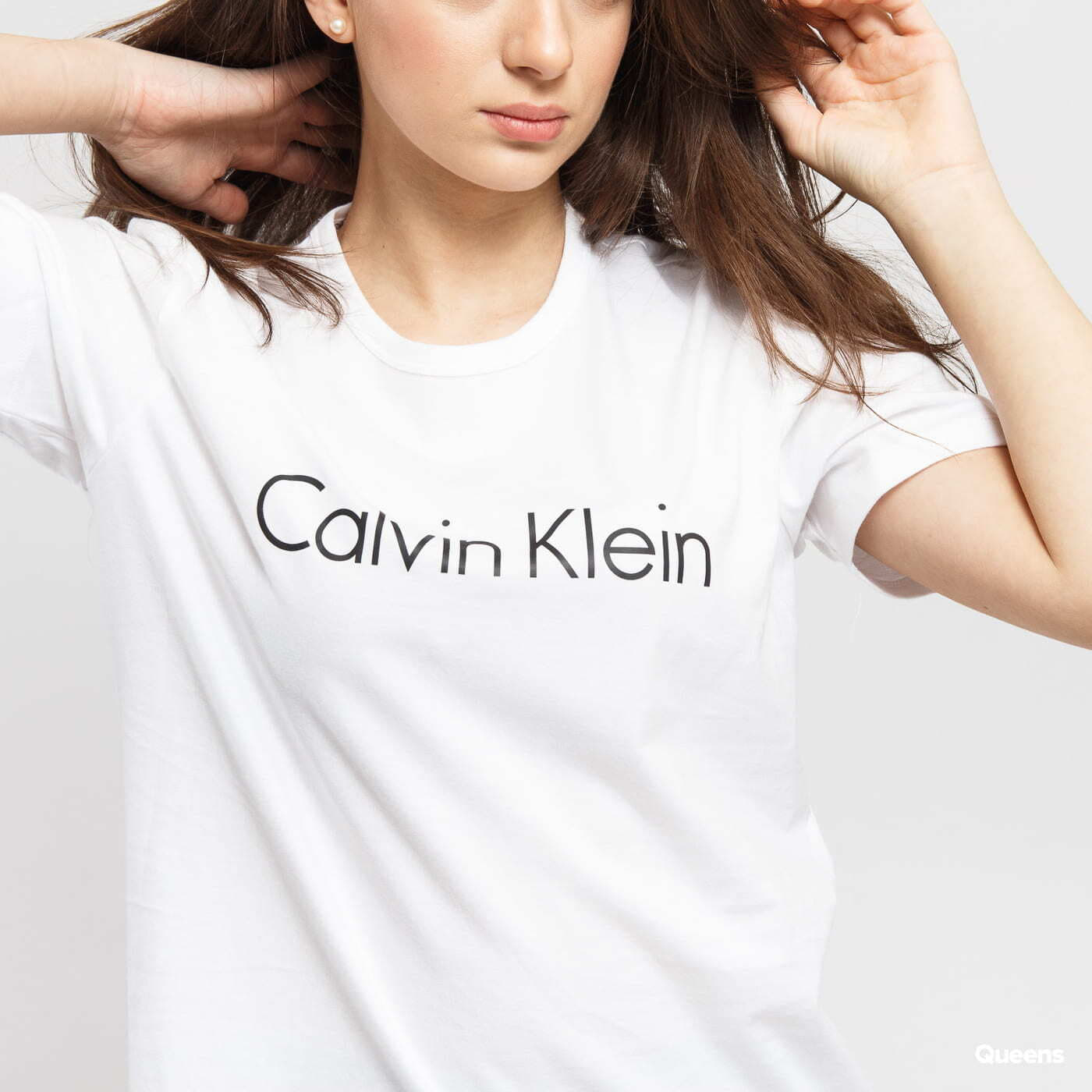 T-shirts Calvin Klein SS Crew Neck C/O White | Queens