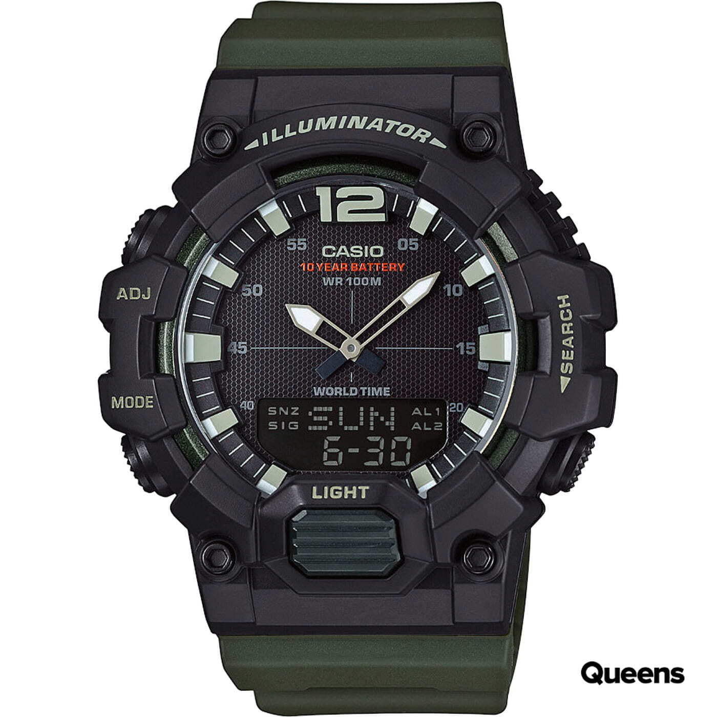 Hodinky Casio HDC 700-3AVEF Black/ Olive