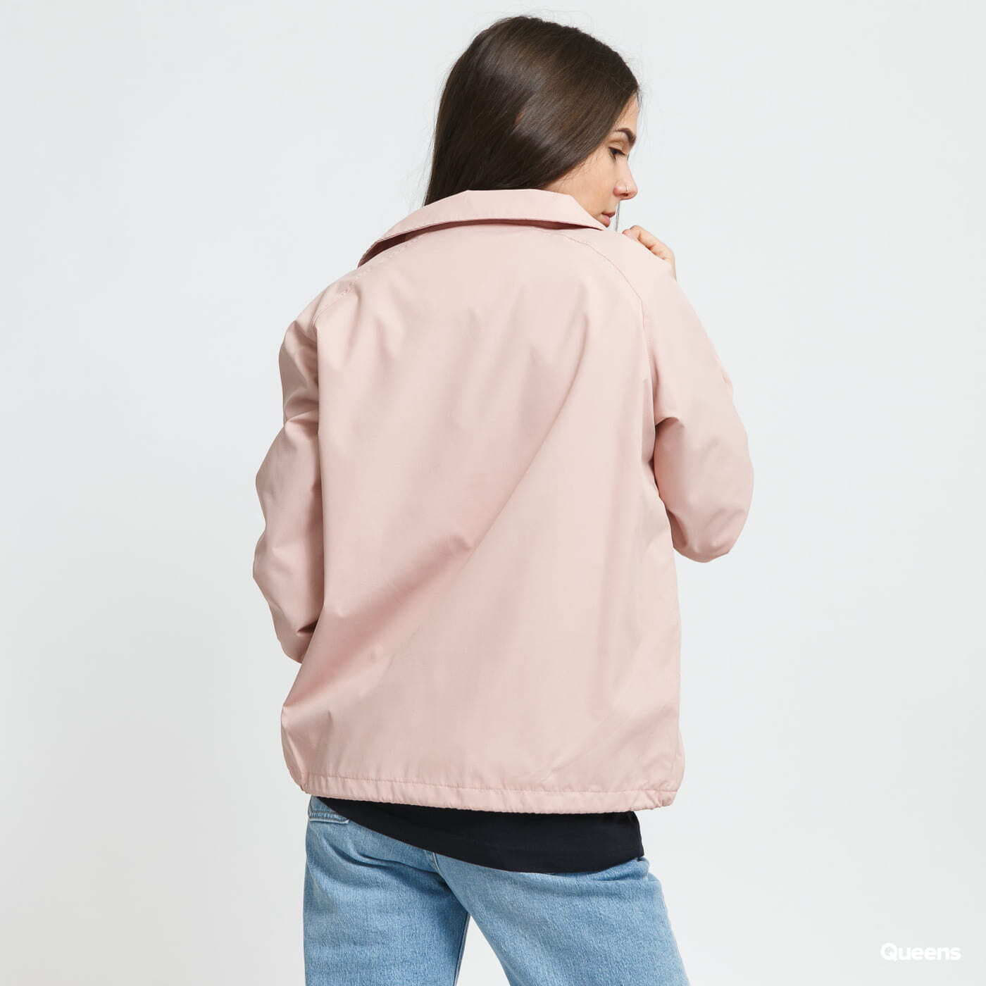 Windbreakers Urban Classics Ladies Coach Jacket Pink