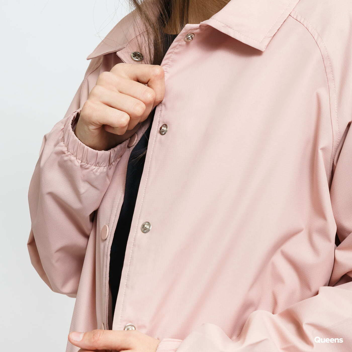 Windbreakers Urban Classics Ladies Coach Jacket Pink