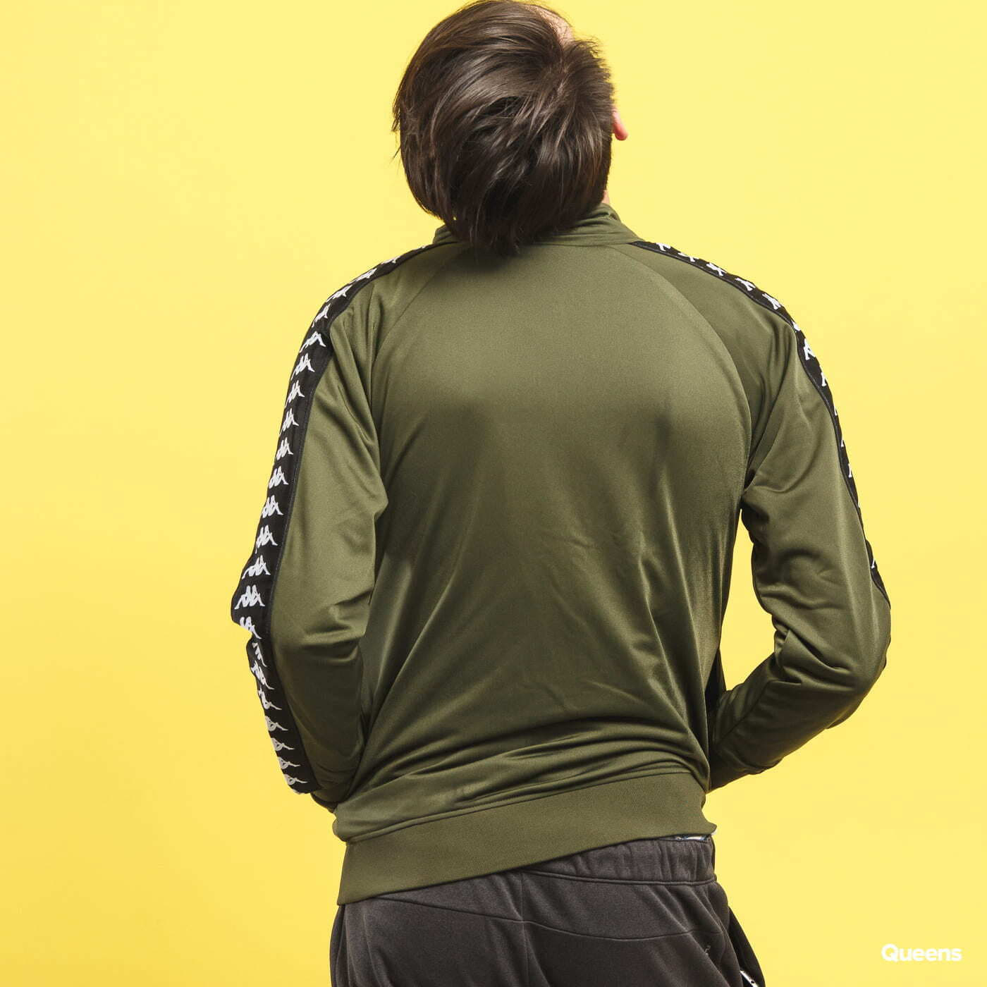Sweaters Kappa Banda Anniston Slim Olive/ Black/ White