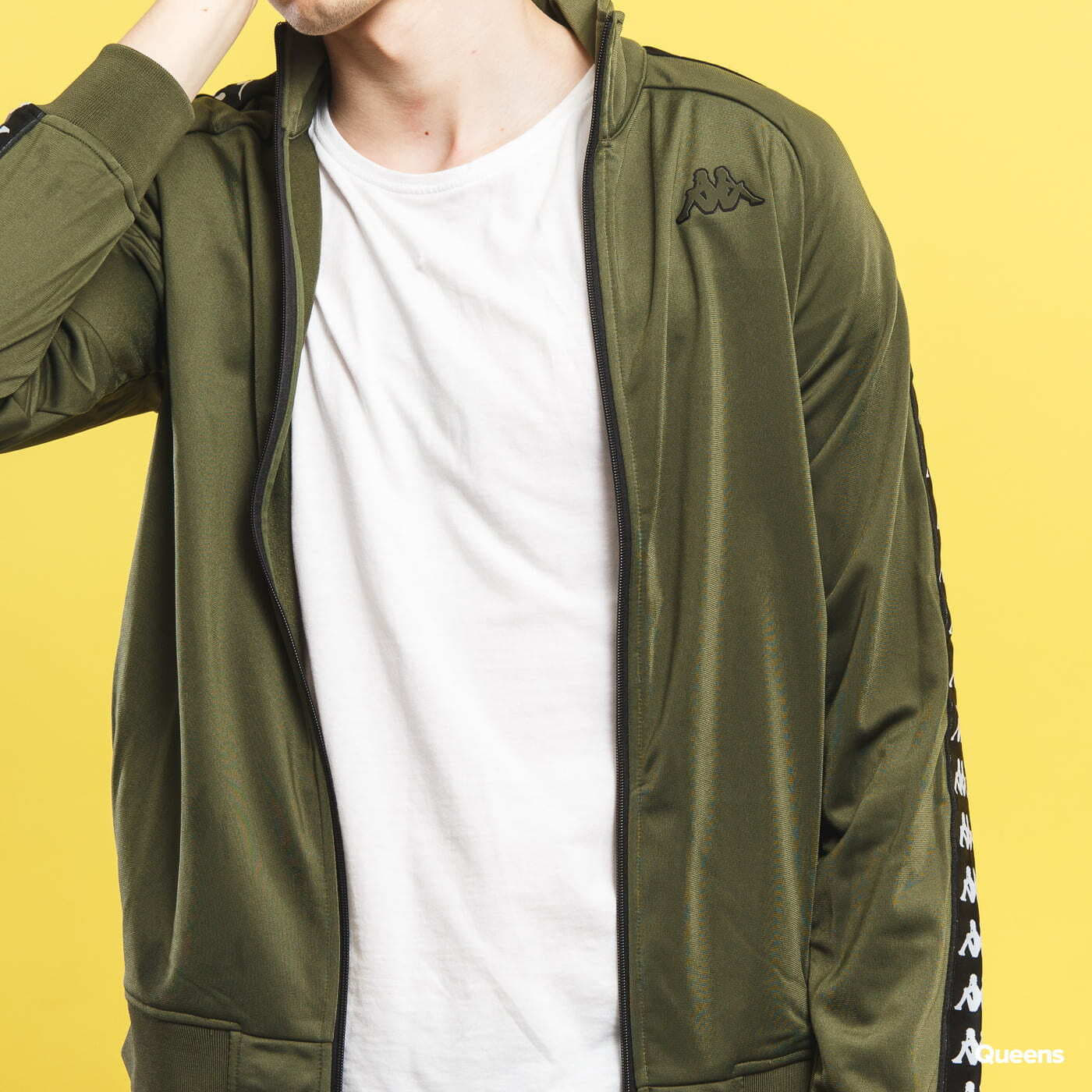 Sweaters Kappa Banda Anniston Slim Olive/ Black/ White
