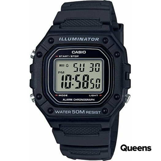 Ρολόι  Casio W 218H-1AVEF černé