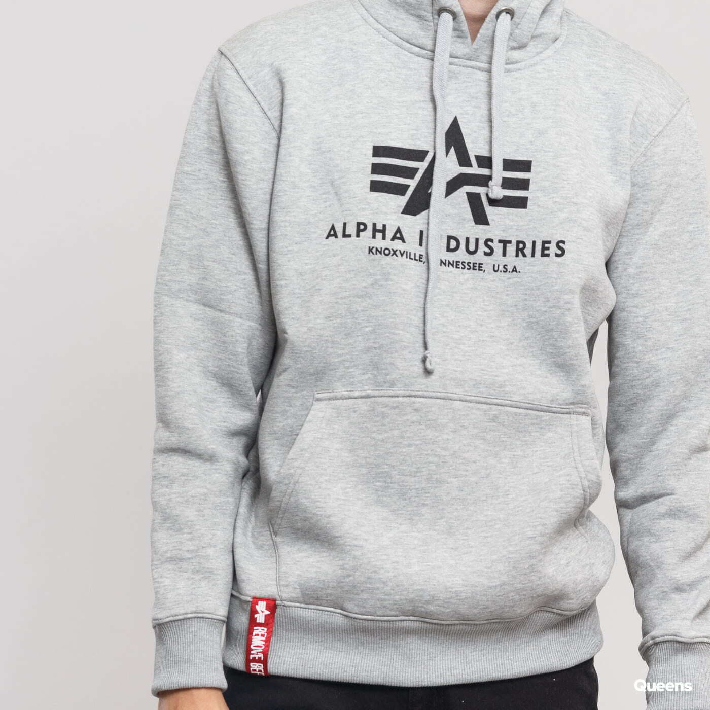 Mikiny Alpha Industries Basic Hoody Grey