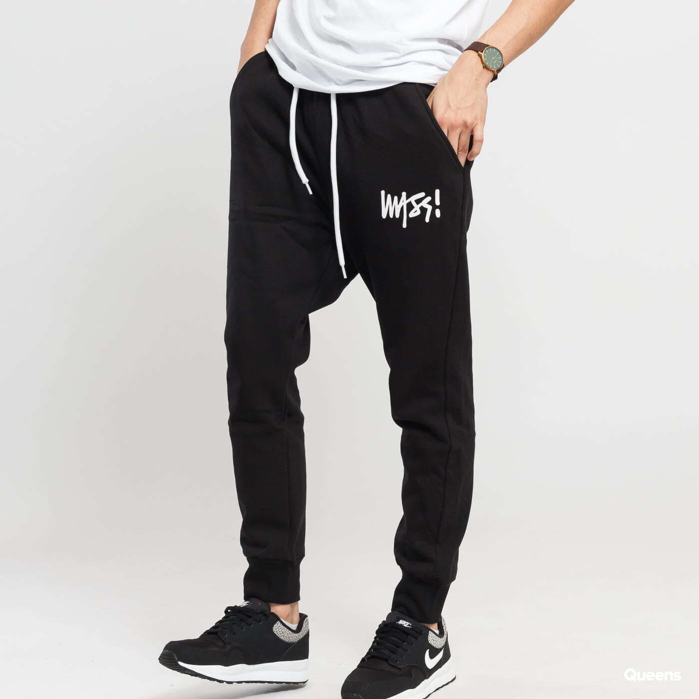 Jogger Pants Mass DNM Signature Sweatpants černé