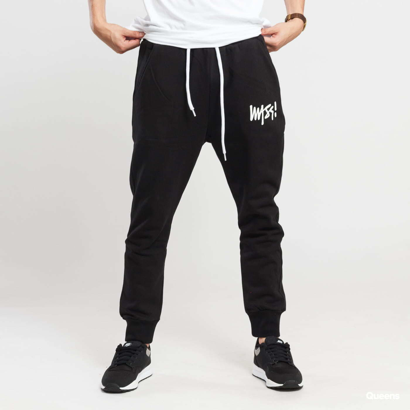 Jogginghosen Mass DNM Signature Sweatpants černé