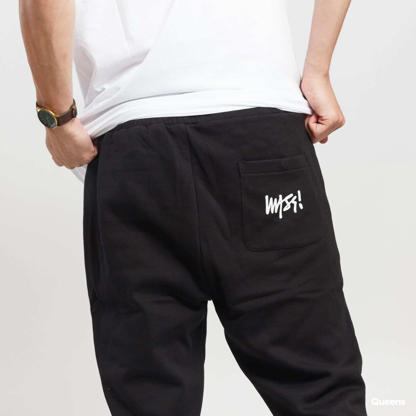 Jogginghosen Mass DNM Signature Sweatpants černé
