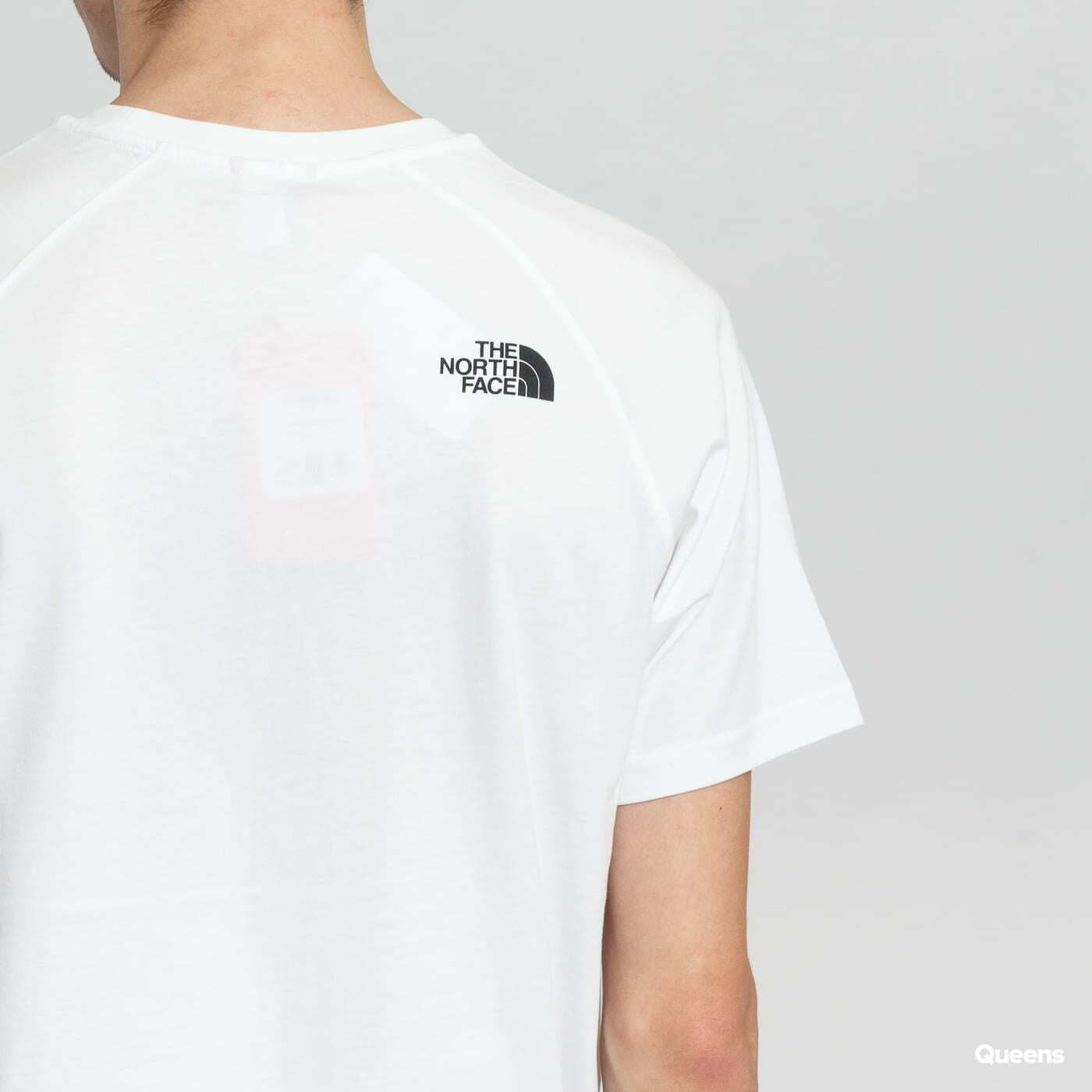 T-shirts The North Face M SS Rag Red Box Tee White