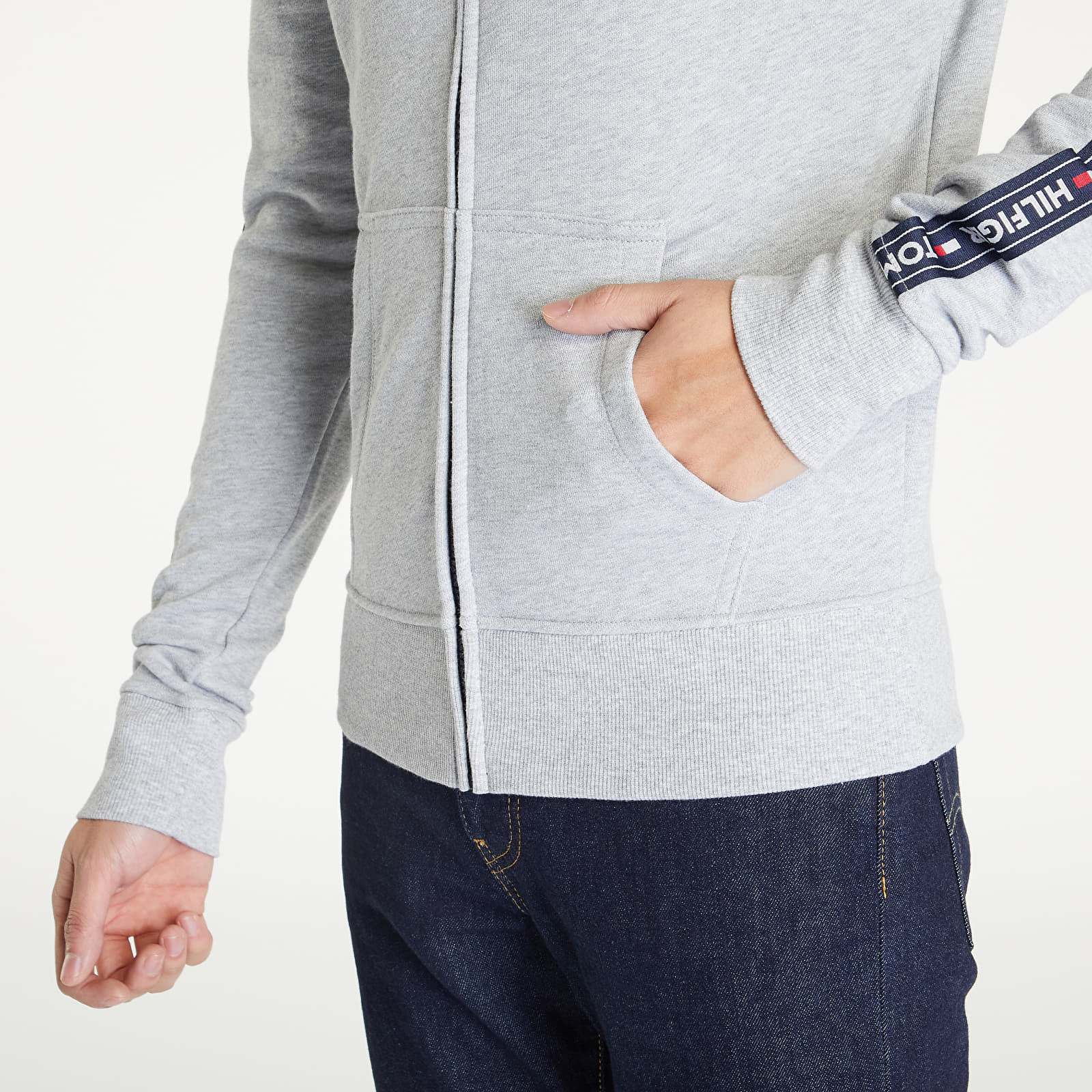 Mikiny Tommy Hilfiger Hoody LS HWK C/O Grey