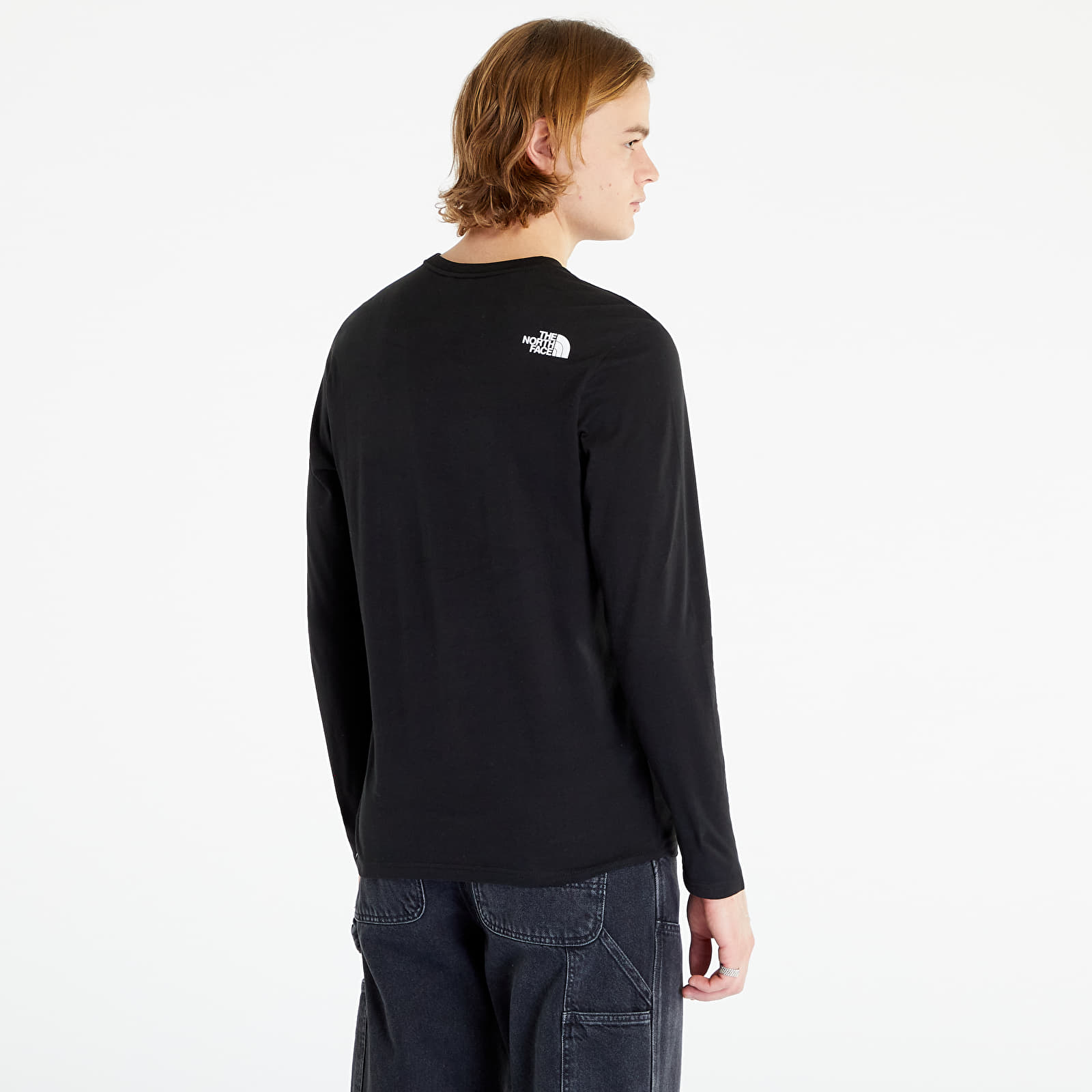 T-Shirts The North Face M L/S Fine Tee černé