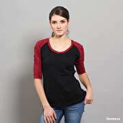 Urban Classics Ladies 3/4 Contrast Raglan Black