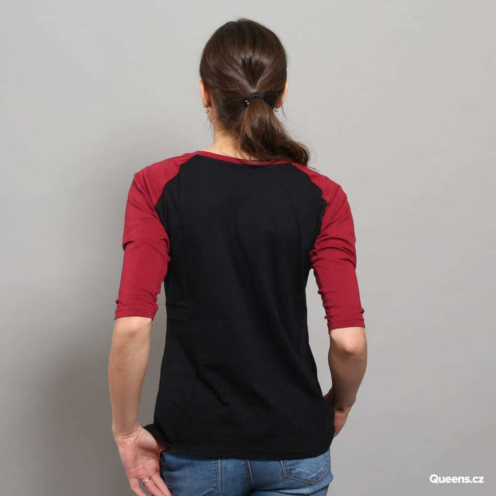Tricouri Urban Classics Ladies 3/4 Contrast Raglan Black