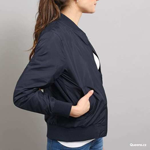 Ladies navy bomber online jacket