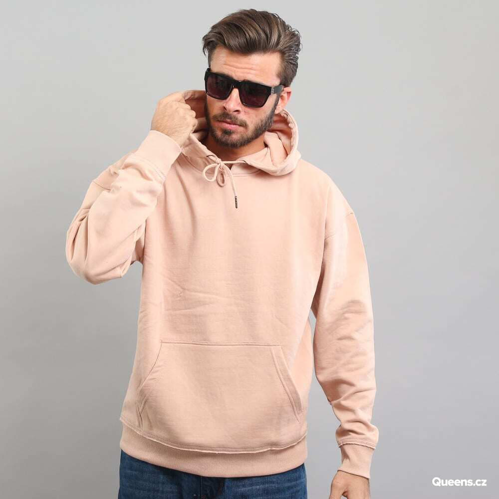 Mikiny Urban Classics Oversized Sweat Hoody Dark Pink