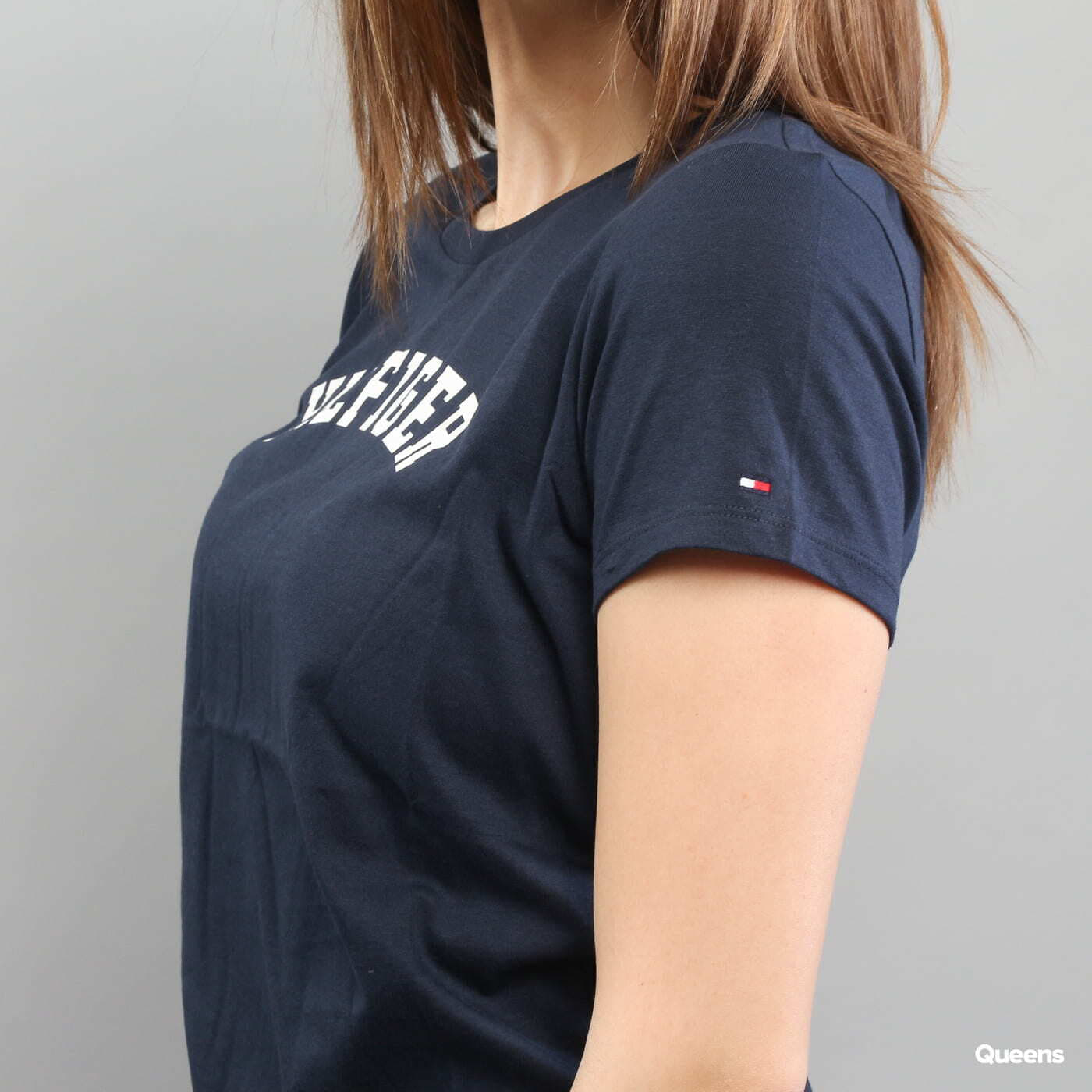 T-shirts Tommy Hilfiger SS Tee Print C/O Navy
