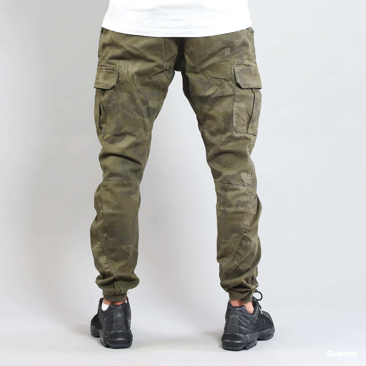 Cargo pants Urban Classics Camo Cargo Jogging Pants Camo Green