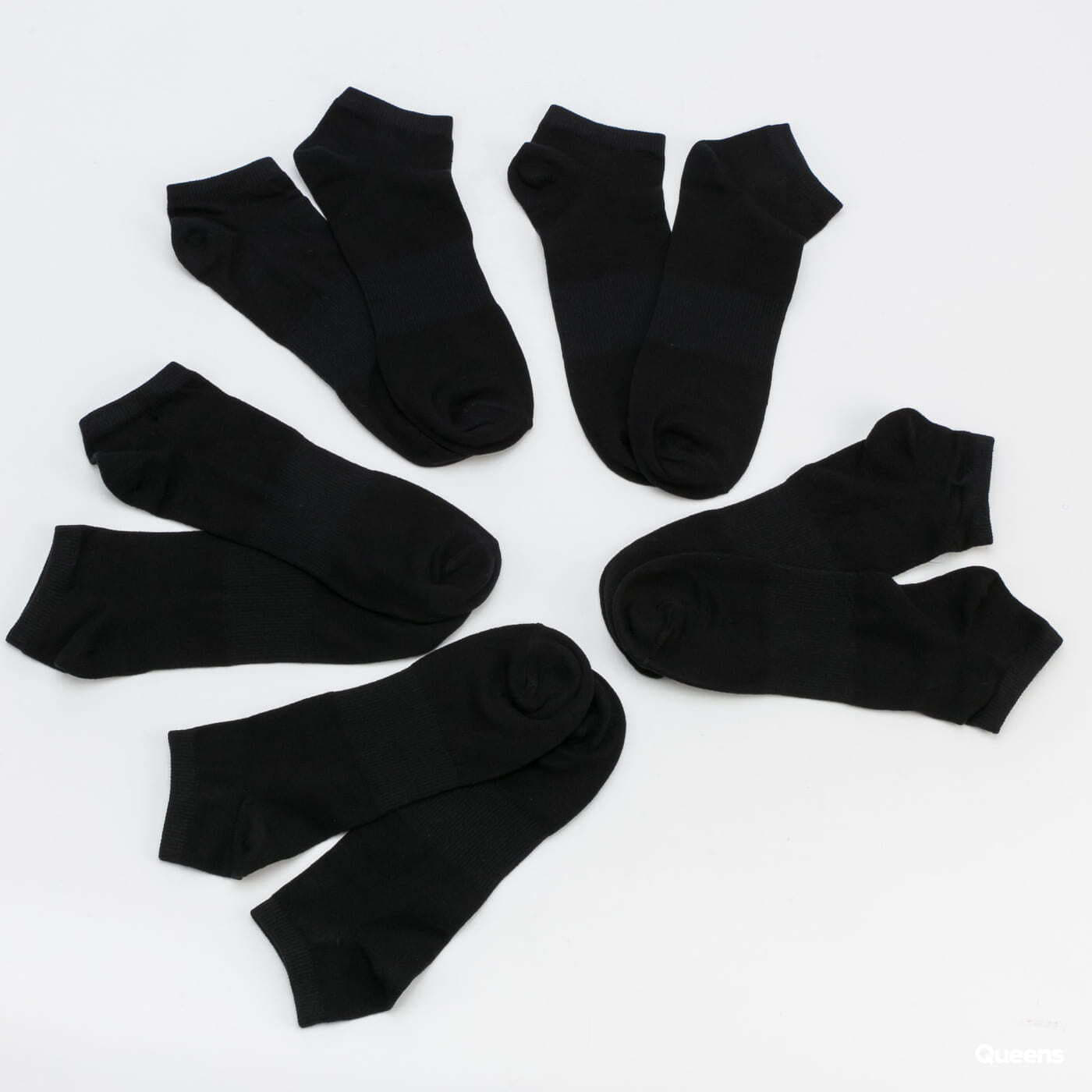 Ponožky Urban Classics No Show Socks 5-Pack černé