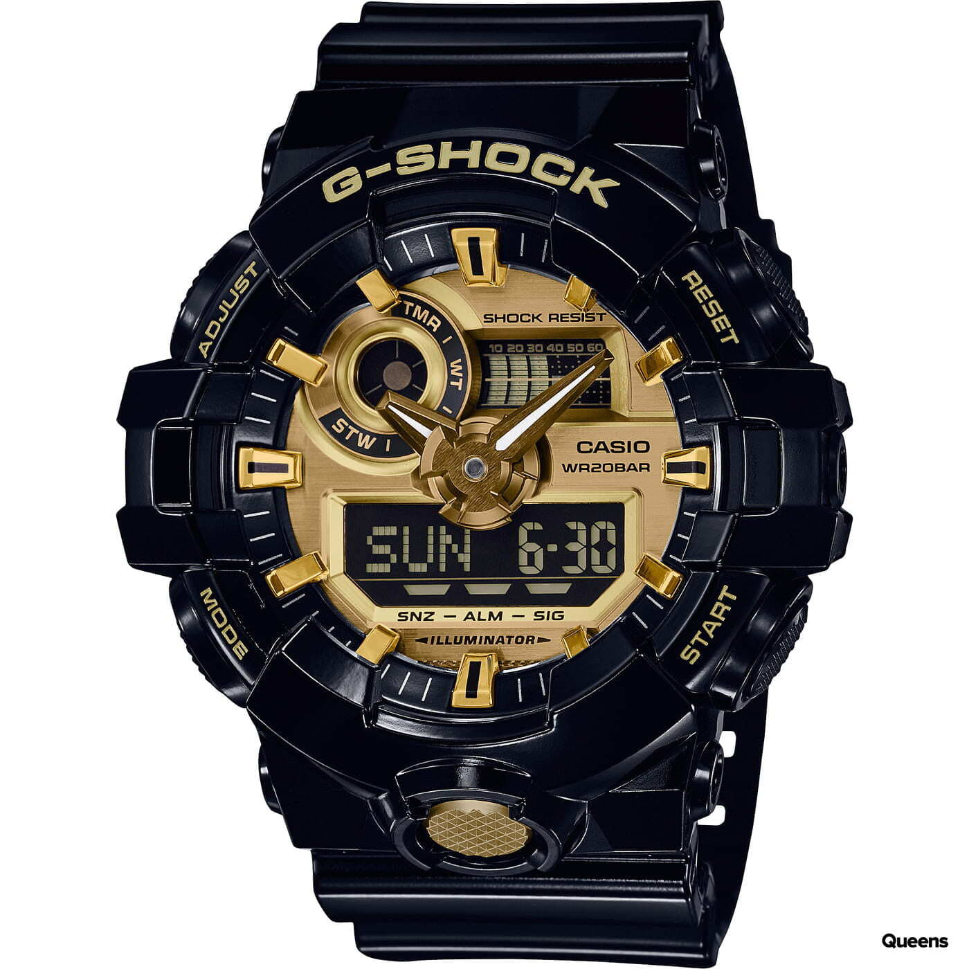 Hodinky Casio G-Shock GA 710GB-1AER Black/ Gold