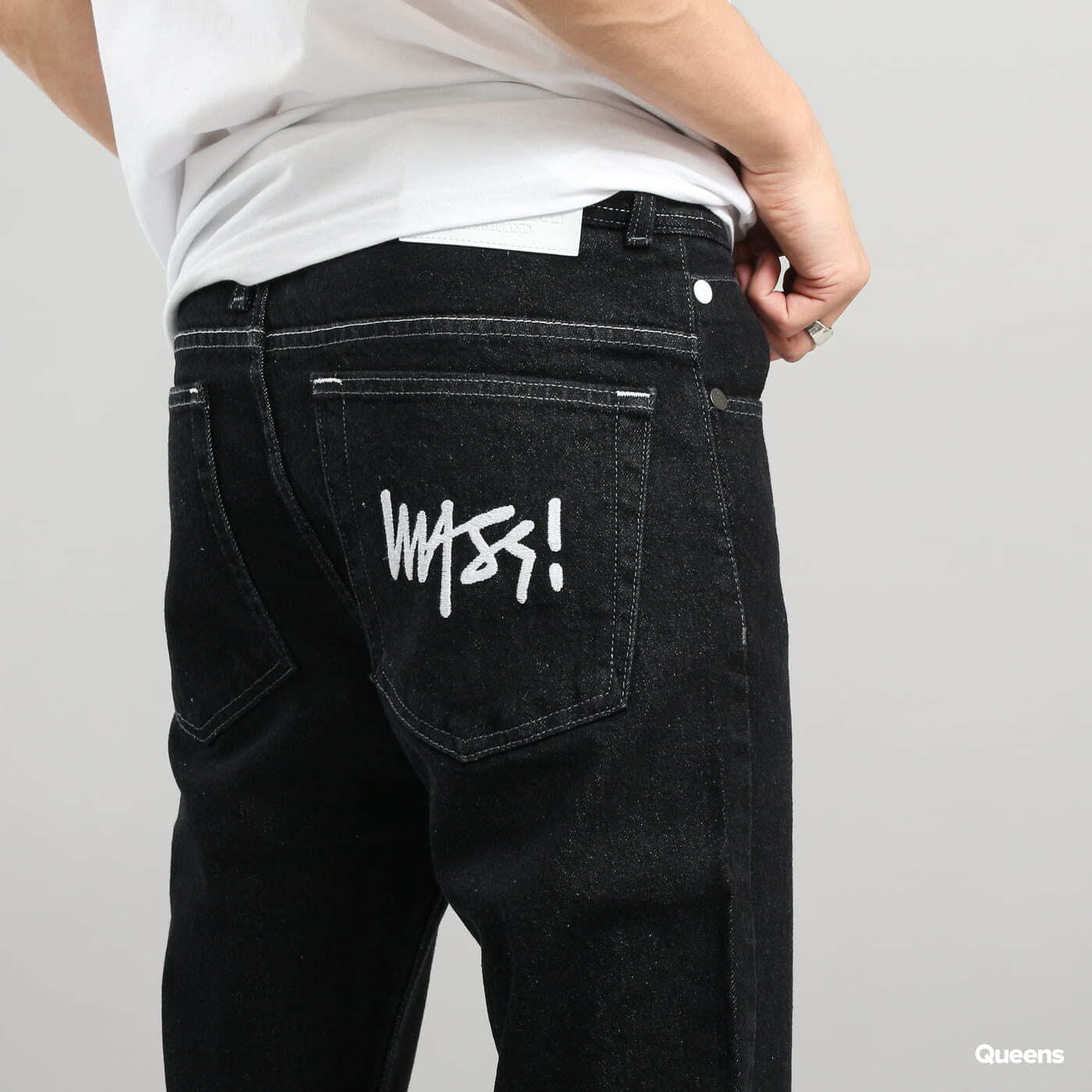 Jeans Mass DNM Signature Tapered Fit black rinse