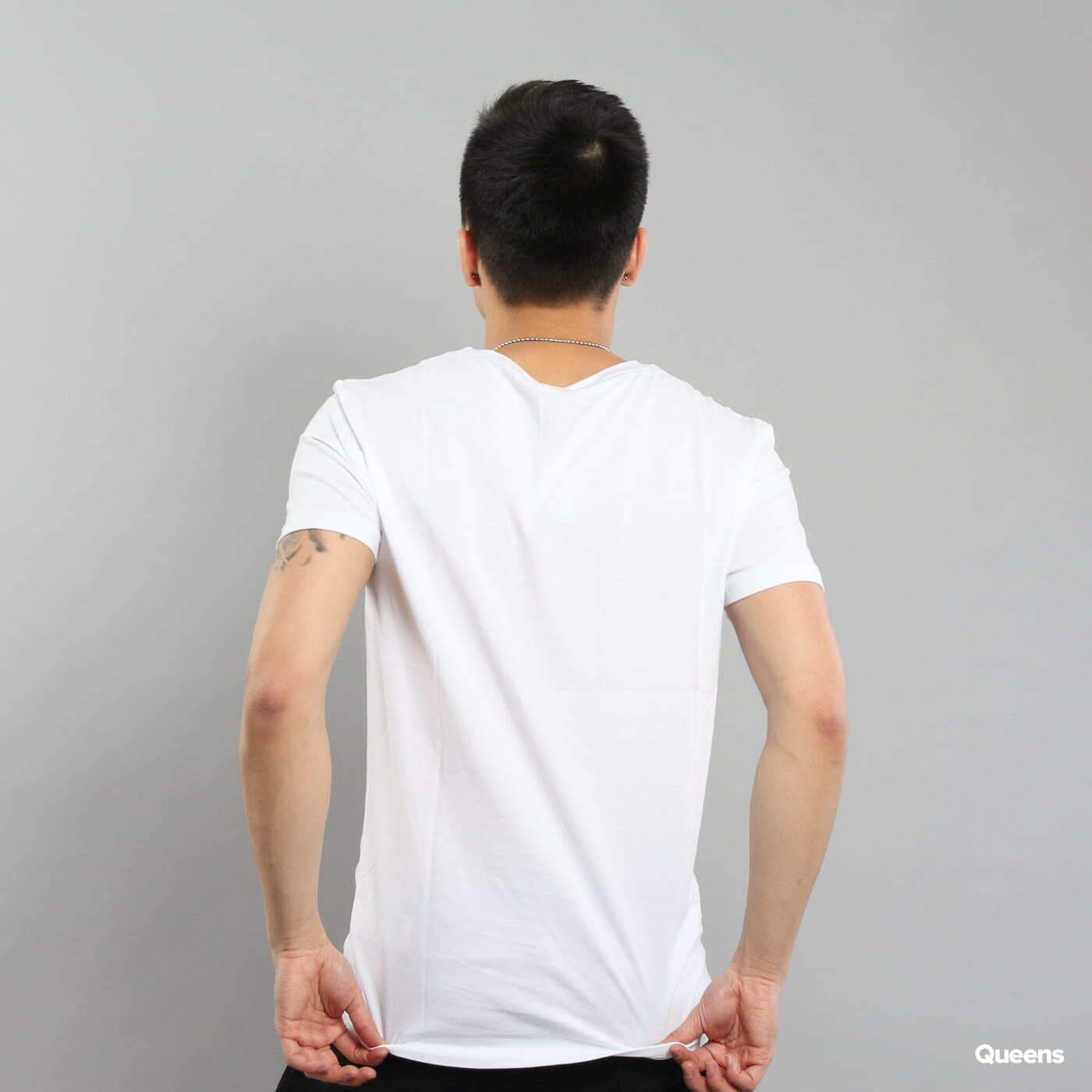 Tricouri Tommy Hilfiger SS Tee Logo White