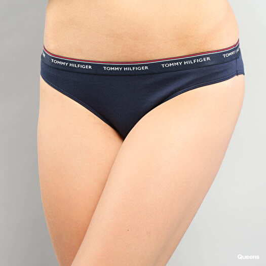 Panties Tommy Hilfiger 3 Pack Bikini - Slip Navy/ White/ Red | Queens