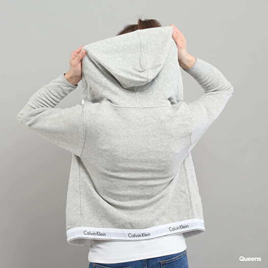 Gray calvin klein hoodie top