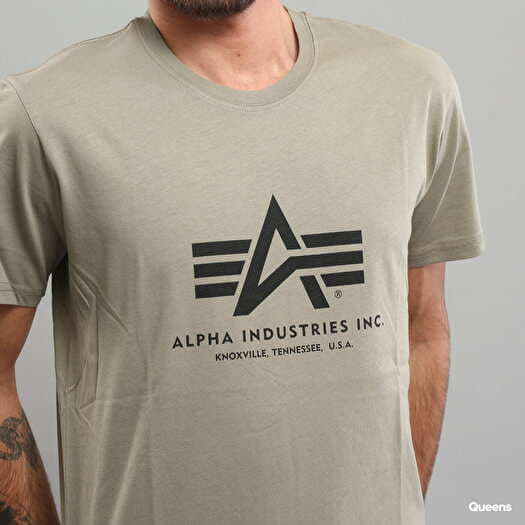 T-shirts Alpha Industries Basic Tee Green | Queens
