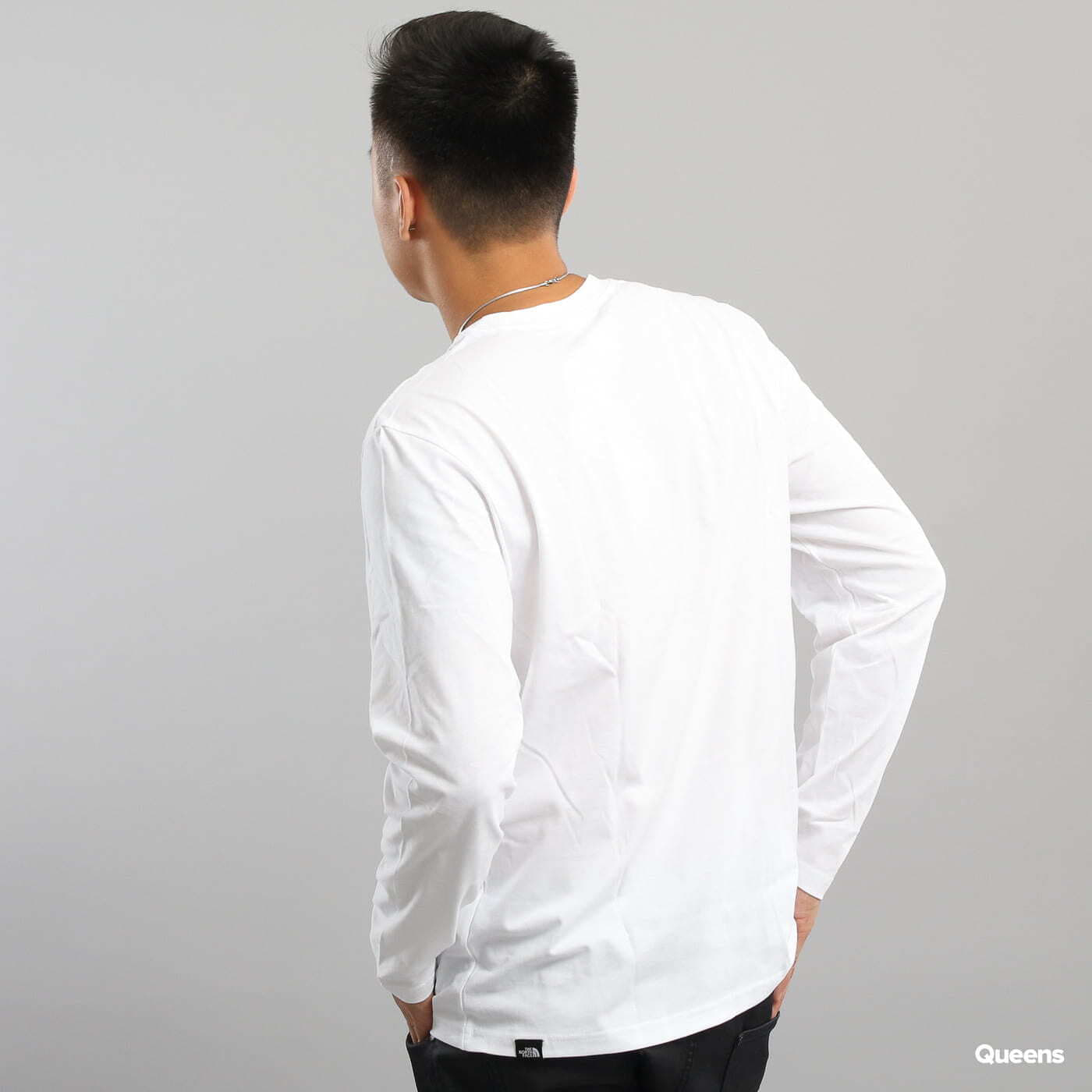 T-särgid The North Face M L/S Fine Tee White