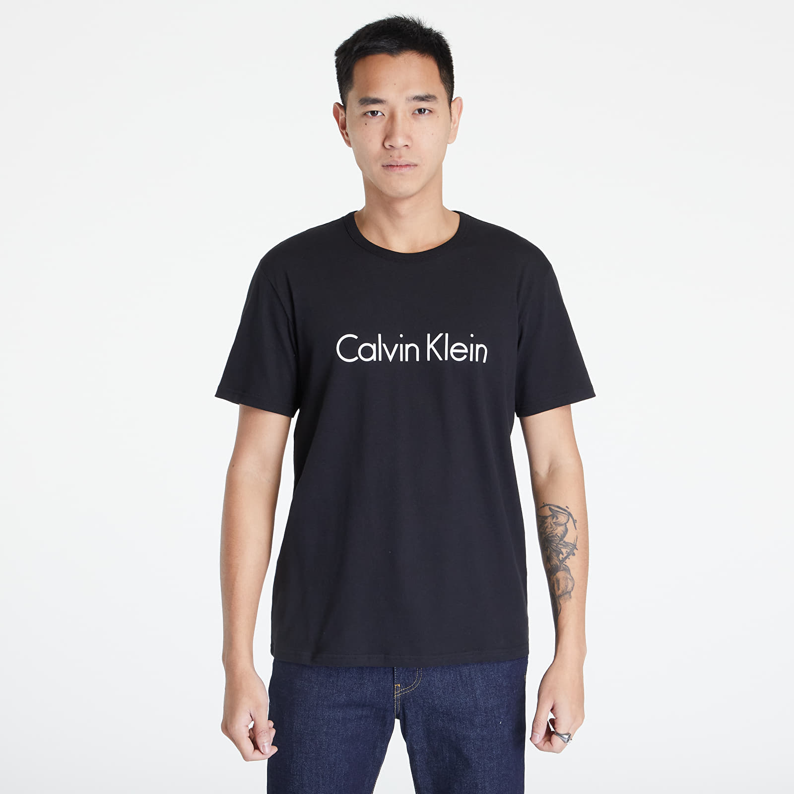 Tricouri Calvin Klein Crew Neck C/O Black
