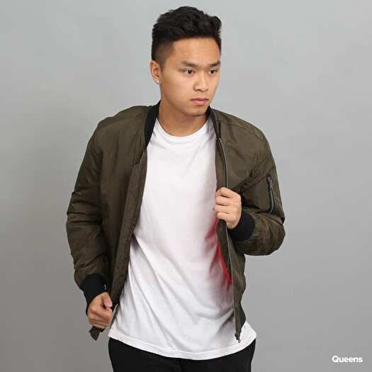 Jachetă Urban Classics 2-Tone Bomber Jacket Green