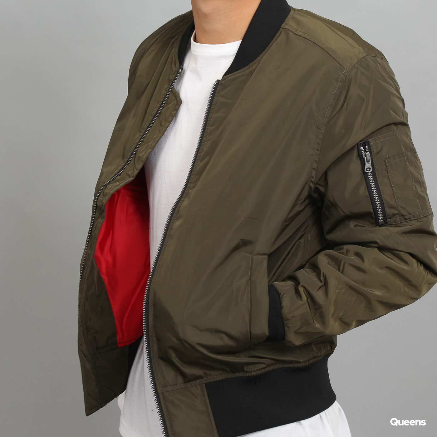 Vestes Urban Classics 2-Tone Bomber Jacket Green