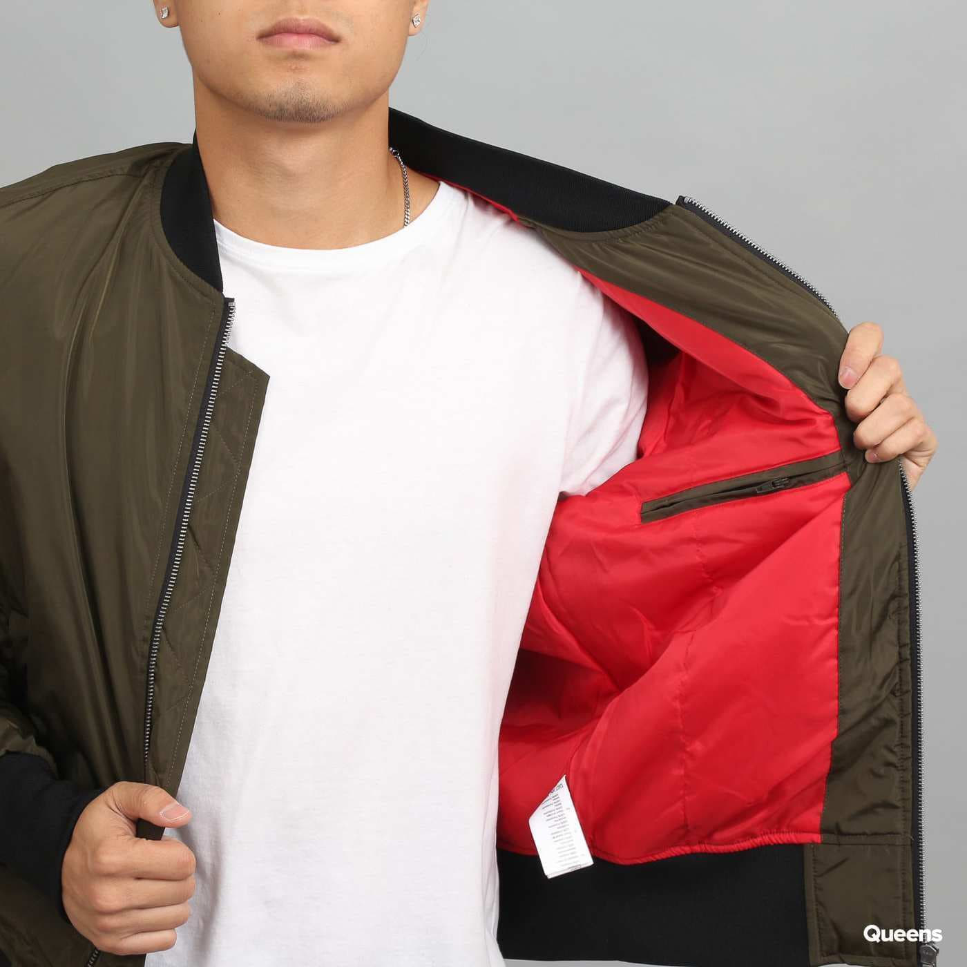 Vestes Urban Classics 2-Tone Bomber Jacket Green
