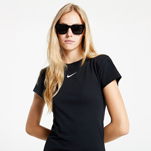 Camisetas Nike Sportswear Women s Top Black White Queens