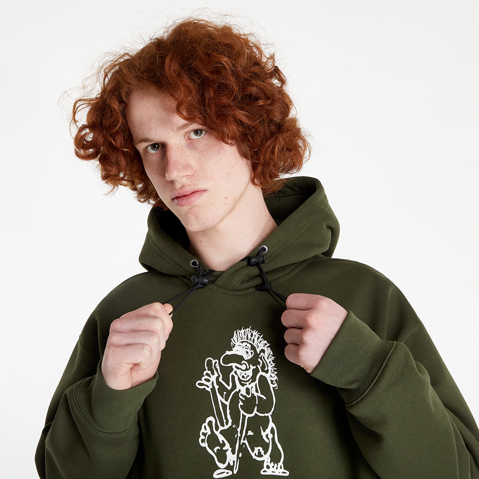 Hættetrøjer og sweatshirts Nike ACG Therma-FIT Fleece Hoodie Troll Gpx Cargo Khaki/ Black/ Summit White