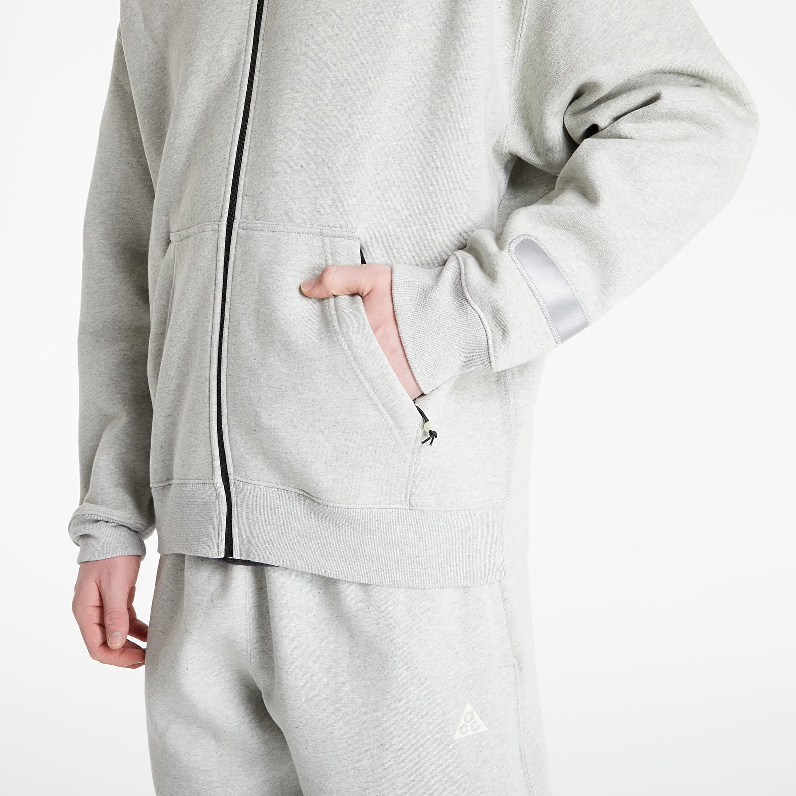 Sweatshirts Nike ACG Therma-FIT Airora Full-Zip Hooded Jacket Grey Heather/ Black/ Lt Smoke Grey