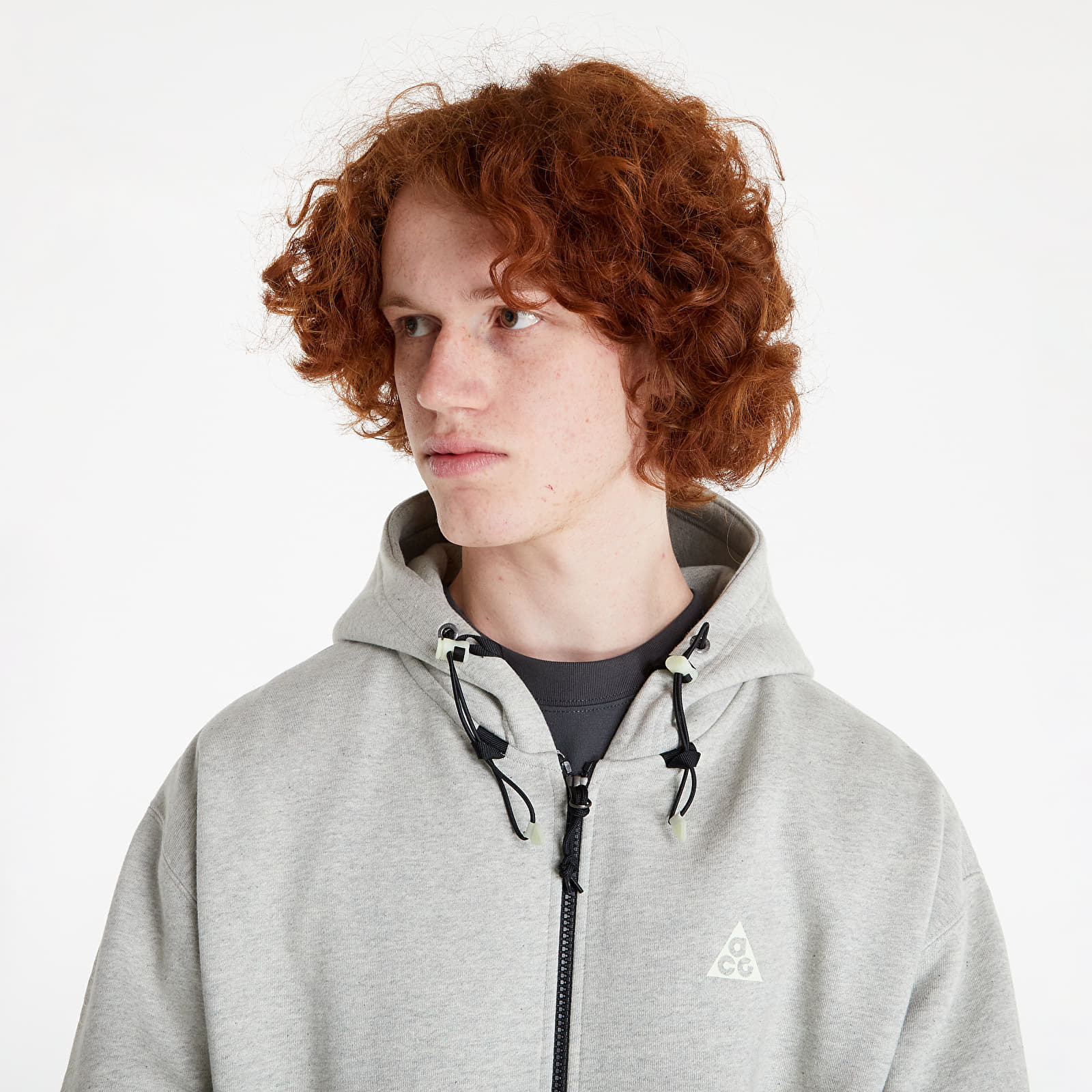 Sweatshirts Nike ACG Therma-FIT Airora Full-Zip Hooded Jacket Grey Heather/ Black/ Lt Smoke Grey