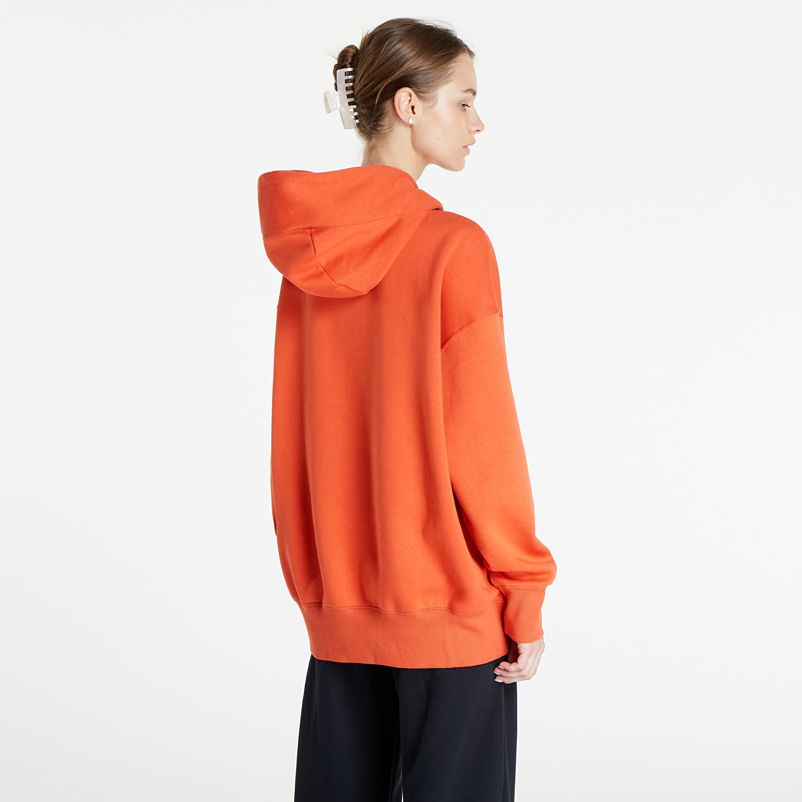 Hoodies and sweatshirts  Nike Sportswear Phoenix Fleece Women's Oversized Pullover Hoodie Mantra Orange/ Sail