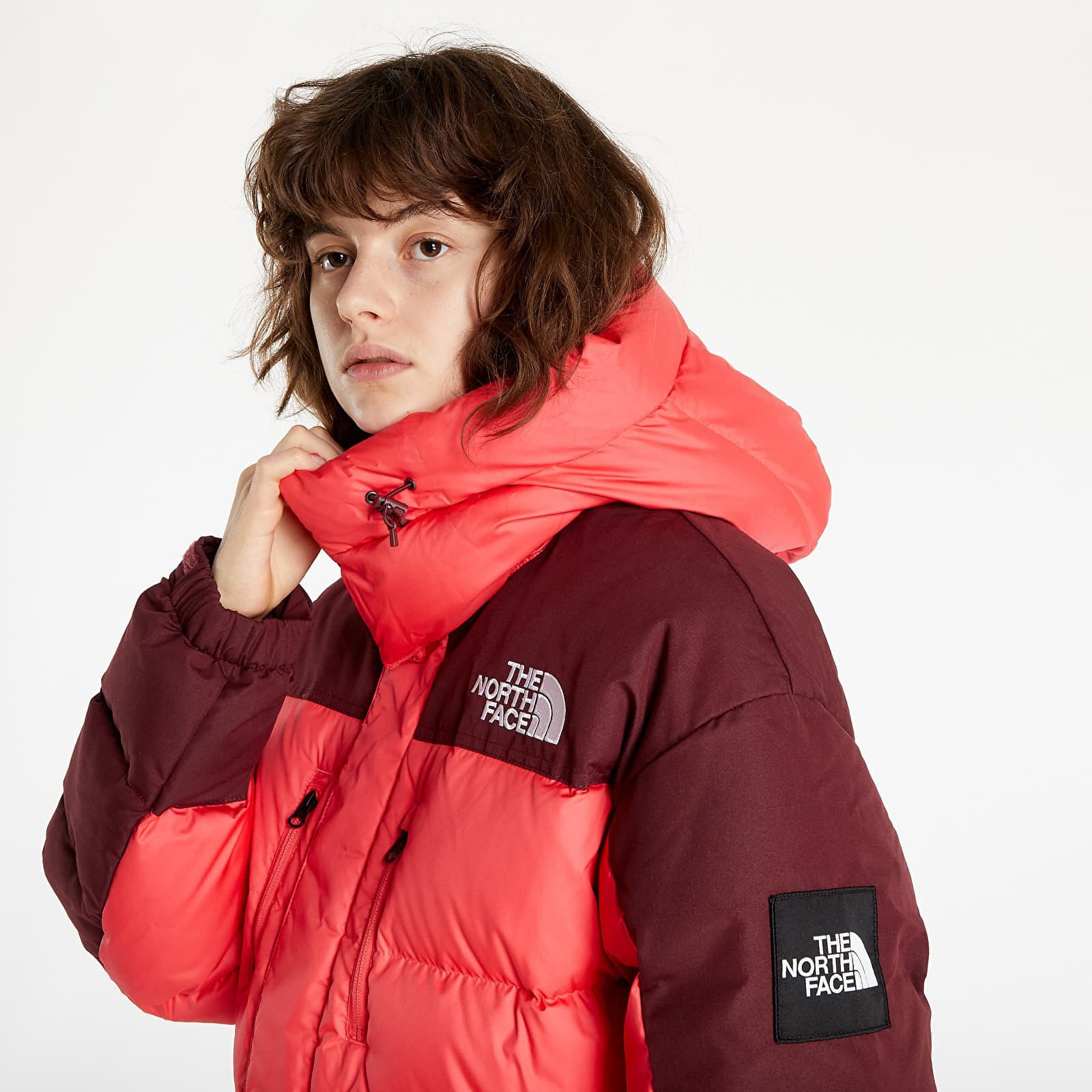 Jackets The North Face BB Himalayan Parka Paradise Pink Regal Red Queens