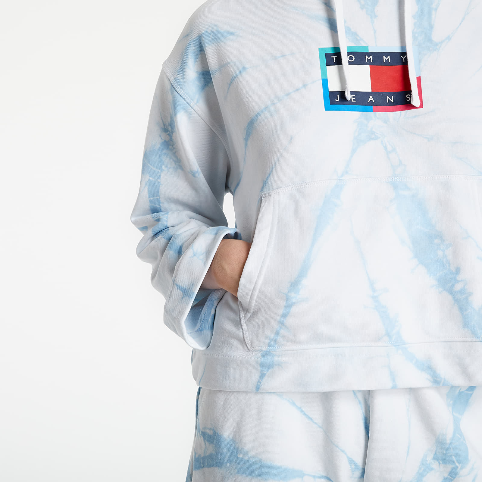 Hoodies and sweatshirts TOMMY JEANS Boxy Tie-Dye Flag Hoodie Tie Dye Print