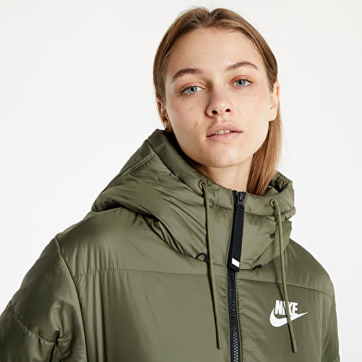 Jackets Nike Women s Therma FIT Repel Jacket Medium Olive Black White Queens