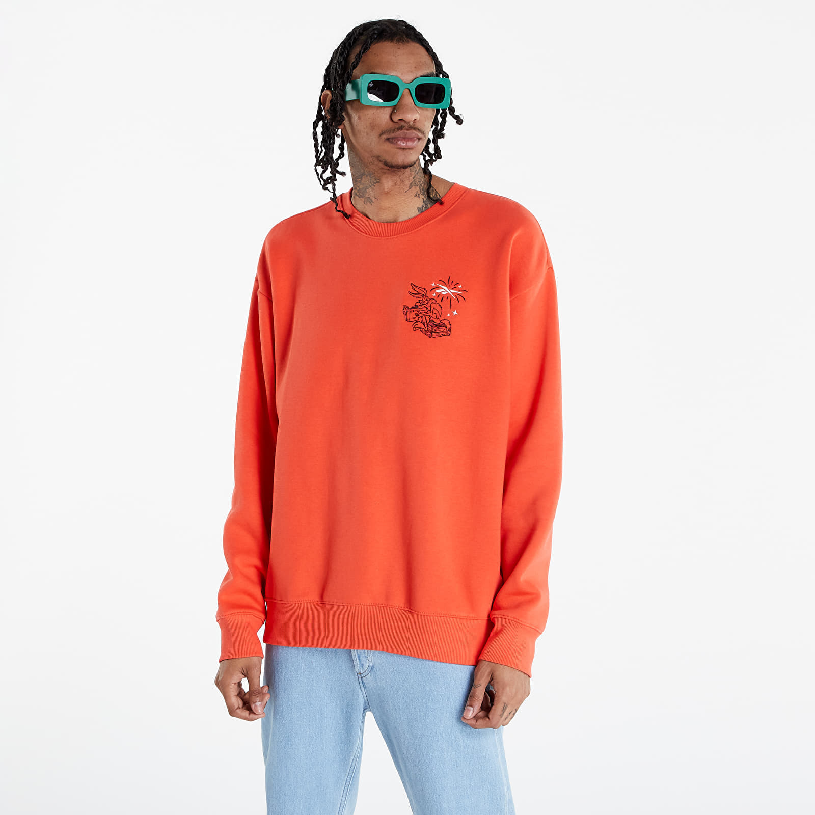 Hoodies and sweatshirts  Reebok Looney Tunes Crew Sweatshirt Dynamic Red