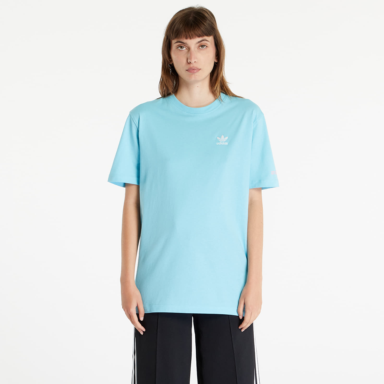 T-shirts adidas Originals x RICH MNISI Pride Graphic Short Sleeve Tee UNISEX Light Aqua