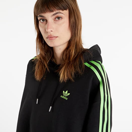 Felpe adidas Originals x RICH MNISI Pride Cropped Hoodie Black Queens