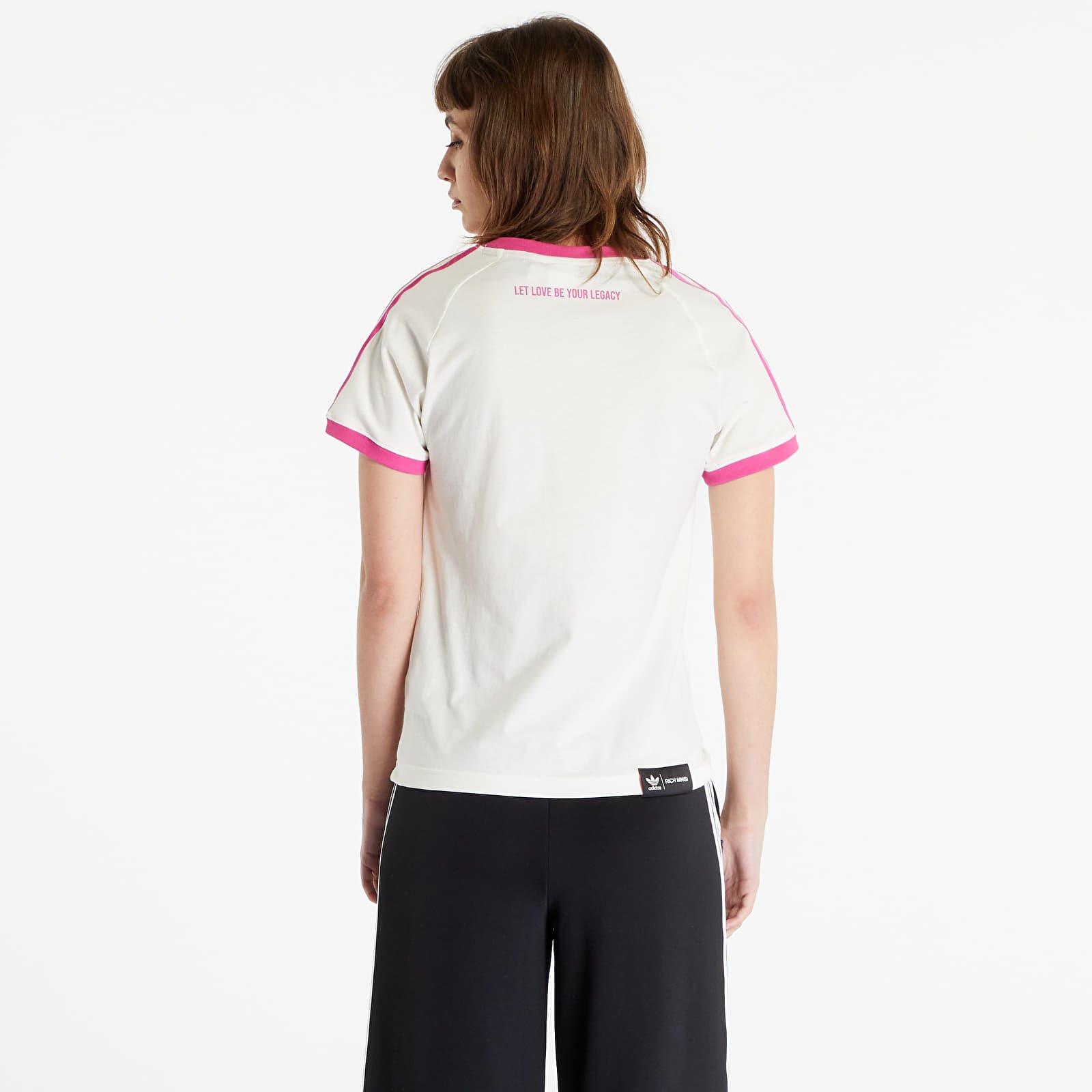 Tricouri  adidas Originals x RICH MNISI Pride 3-Stripes Tee Off White