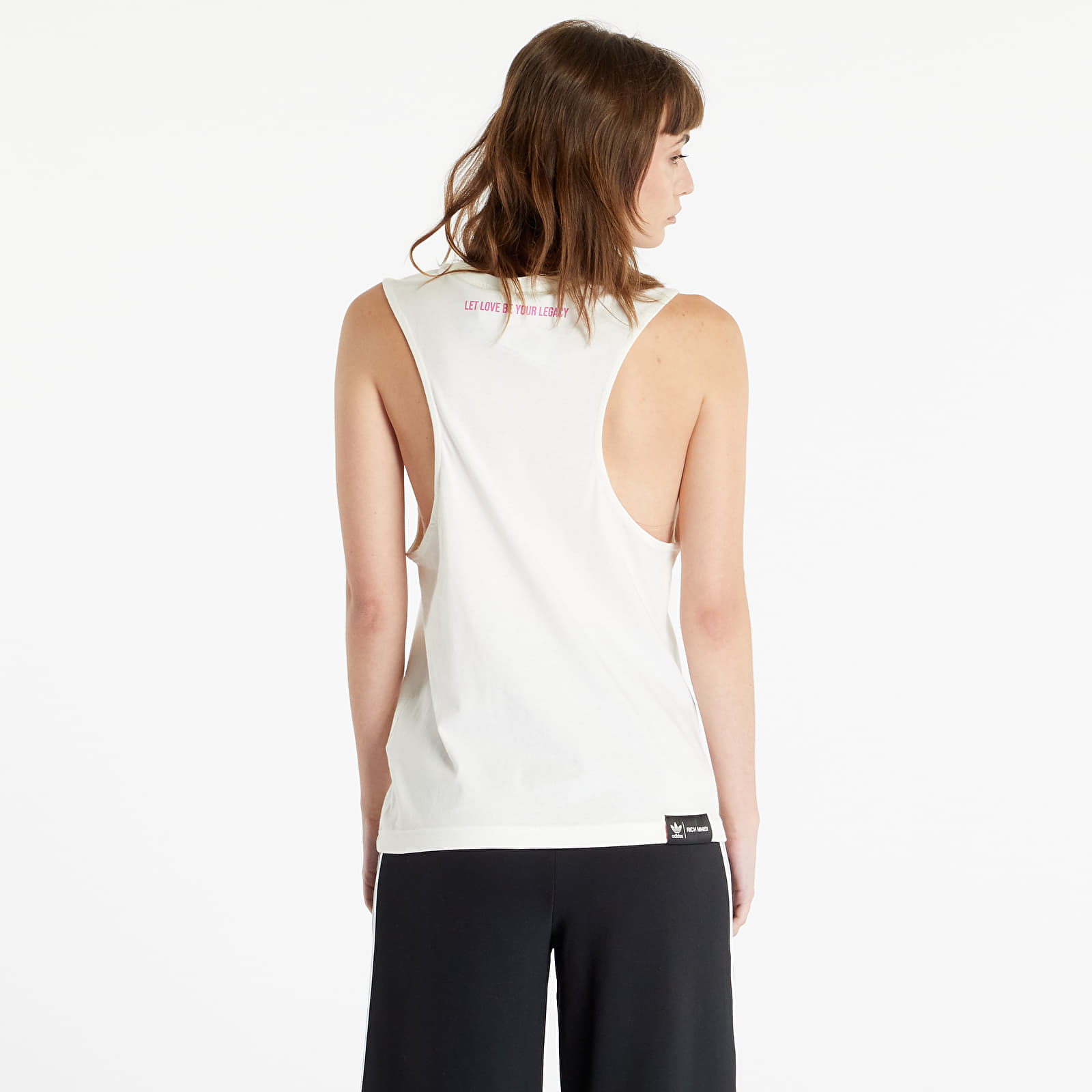 Topy adidas Originals Pride Tank Top Off White