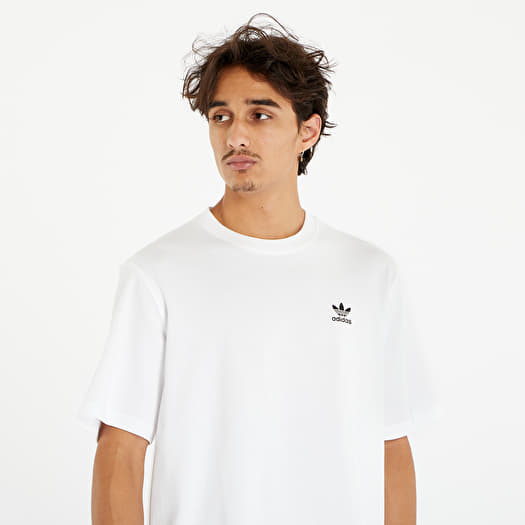 T-shirts adidas Originals Adicolor Classics Back+Front Trefoil Boxy Tee  White/ Black | Queens
