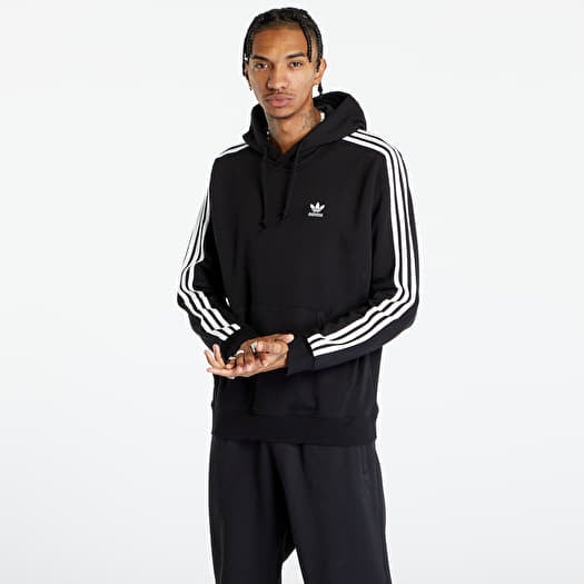 Mikina adidas 3-Stripes Hoody Black